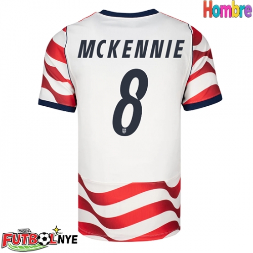 Camiseta Estados Unidos Weston McKennie #8 Primera Equipación Mundial 2026 manga corta